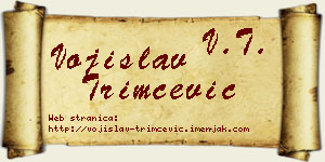 Vojislav Trimčević vizit kartica